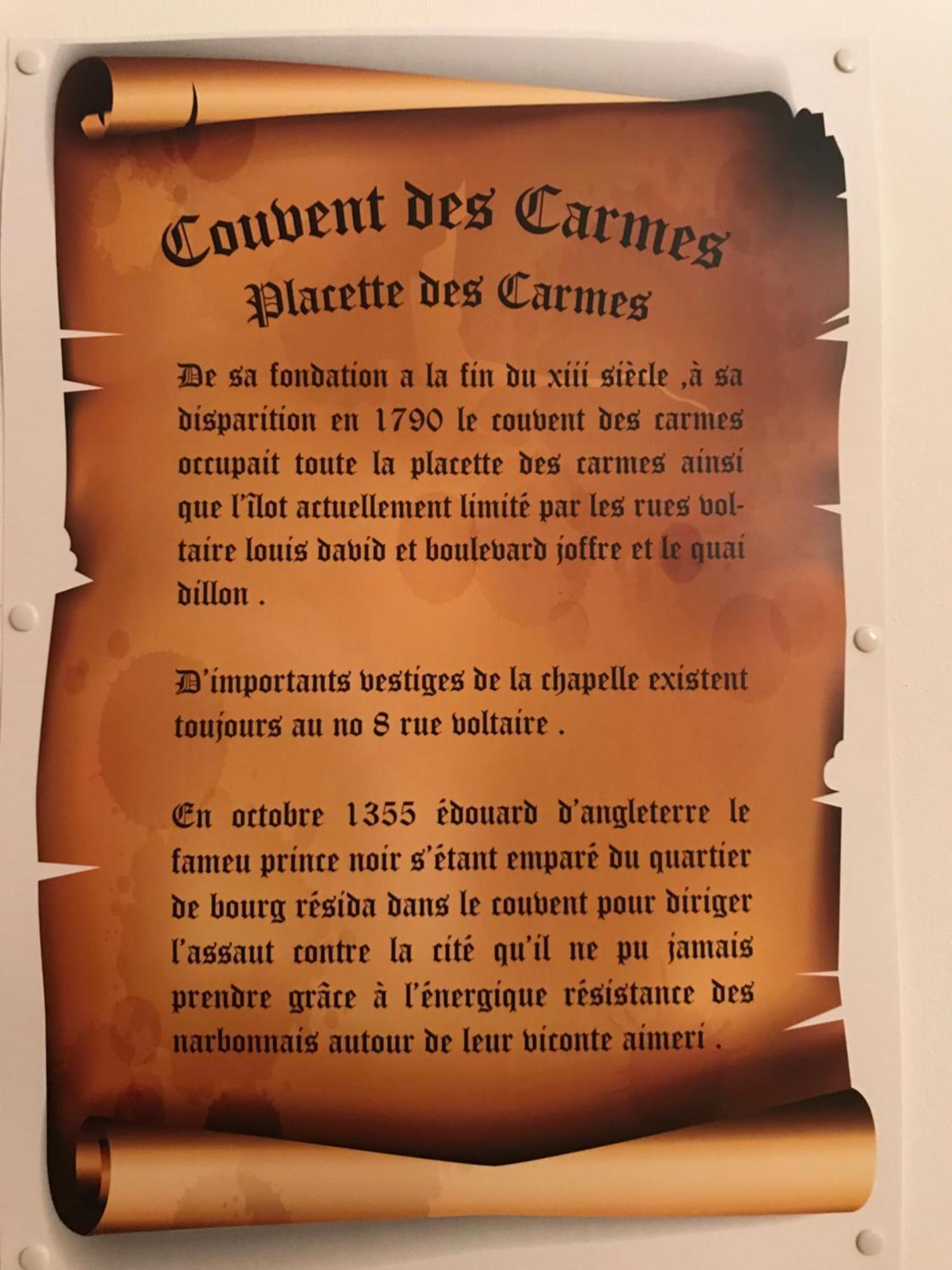 فندق Couvent Des Carmes ناربون المظهر الخارجي الصورة